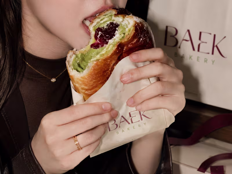 Cover image for BAEK Bakery | Café Brand Identity & Packaging