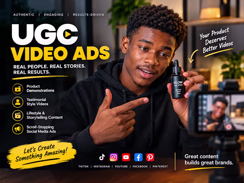 Cover image for AI UGC Video Ads for TikTok, Instagram & Facebook