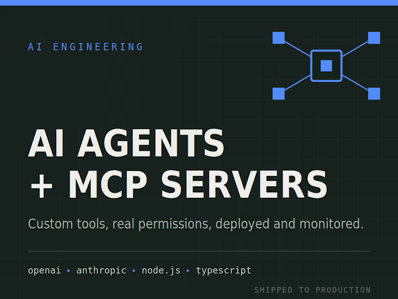 Cover image for MCP Server Integration for AI Agents