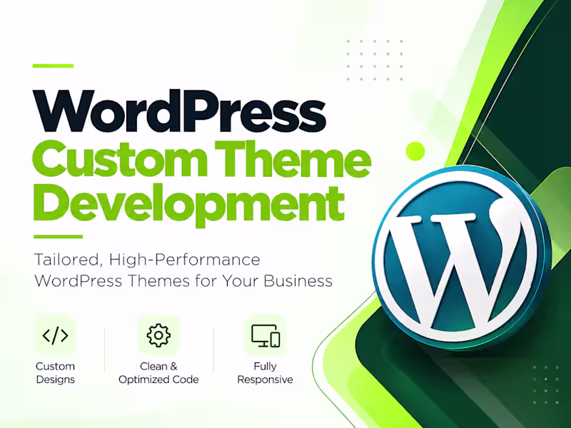 Cover image for WordPress Theme Development