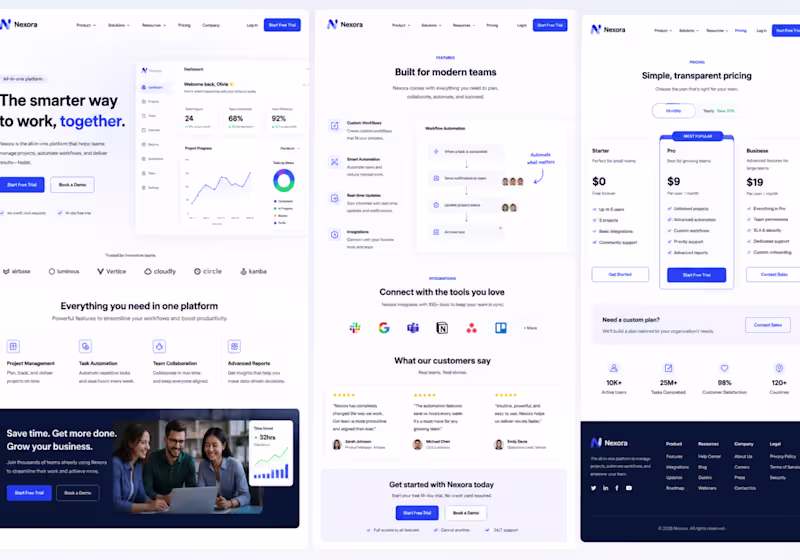 Cover image for Figma to Framer Website | Saas Website | Framer Website Redesign