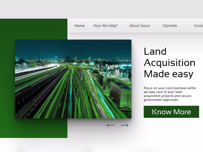 Cover image for Website Design for a Real Estate Consultancy