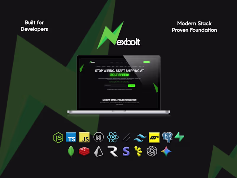 Cover image for NextBolt: A Multi-Tenant SaaS Boilerplate