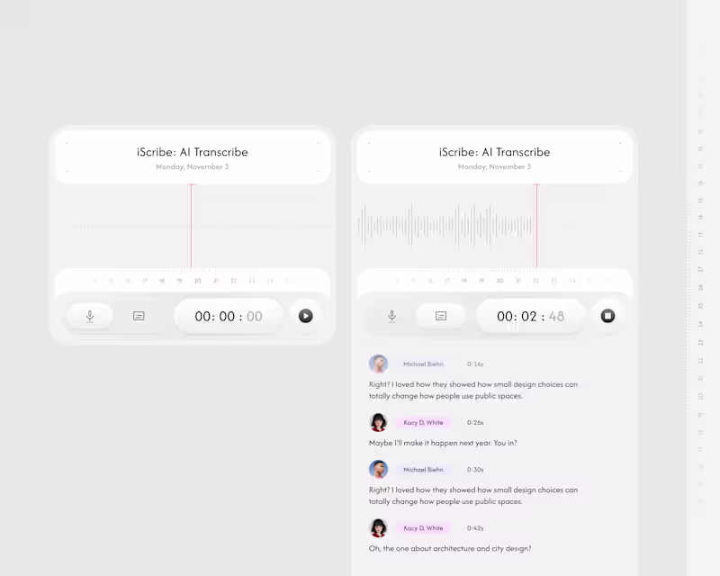 Cover image for iScribe: AI Transcribe UI

Check out