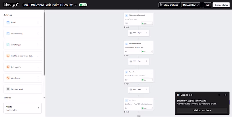 Cover image for Email Marketing & Automation System — Klaviyo