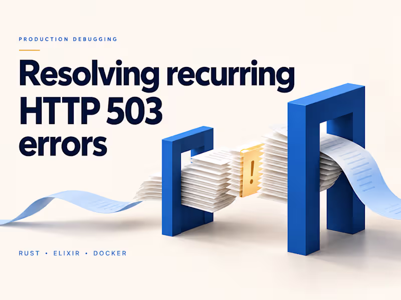 Cover image for Restoring a publishing platform after recurring 503 errors