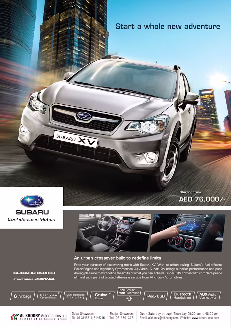 Cover image for Subaru XV