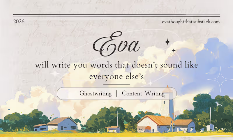 Cover image for Ghostwriting / Content Writing