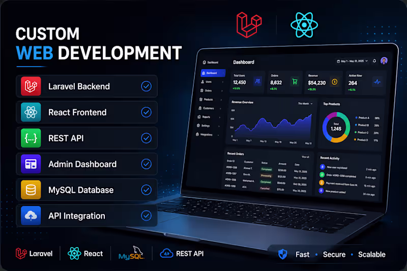 Cover image for I will build a scalable custom web application for your business