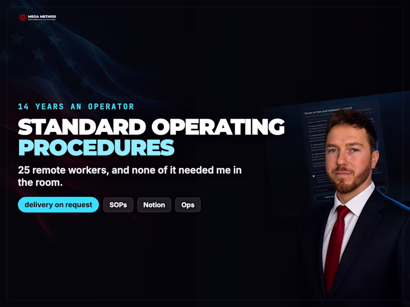 Cover image for Standard Operating Procedures For Your Team