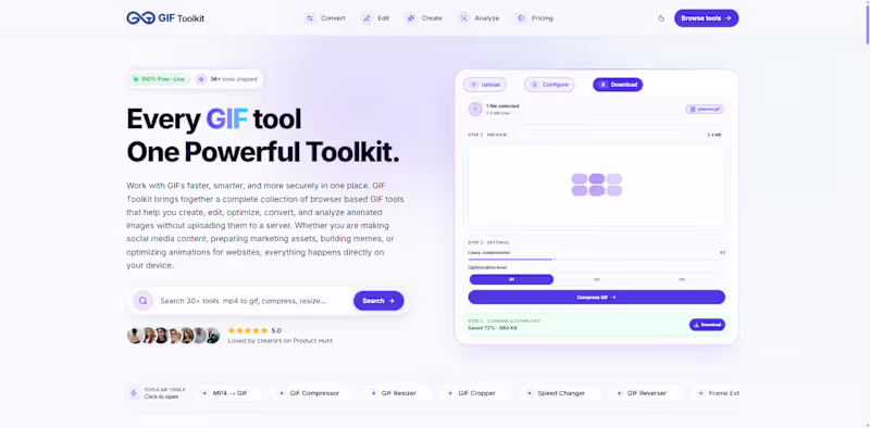 Cover image for GIF Toolkit — All-in-One GIF