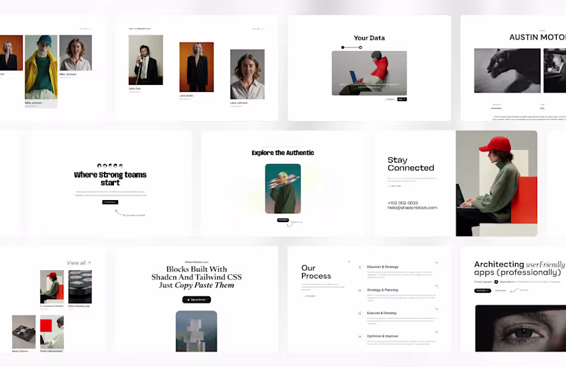 Cover image for Shadcnblocks, Figma Design System Restructure