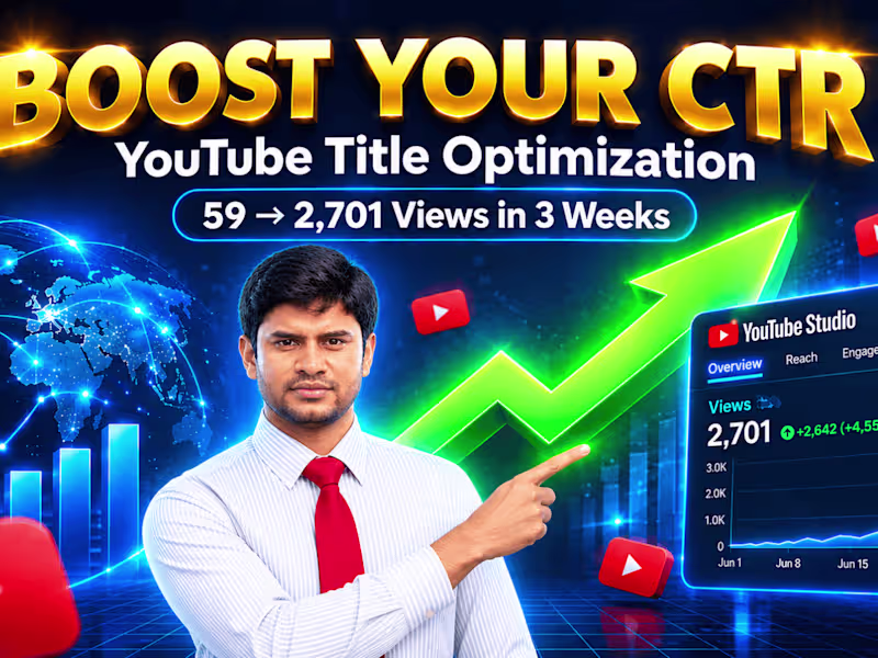 Cover image for YouTube Title Optimization - Starter