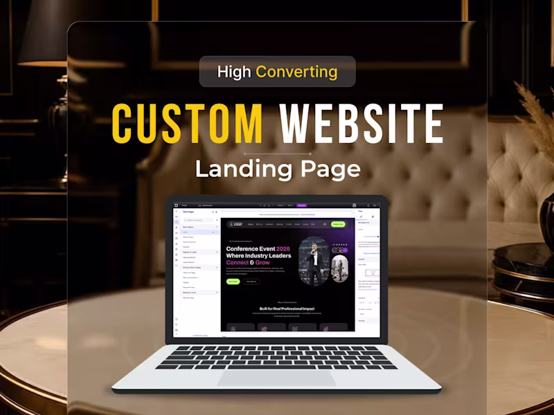 Cover image for I'll Build a High-End Wix Studio Landing Page That Converts