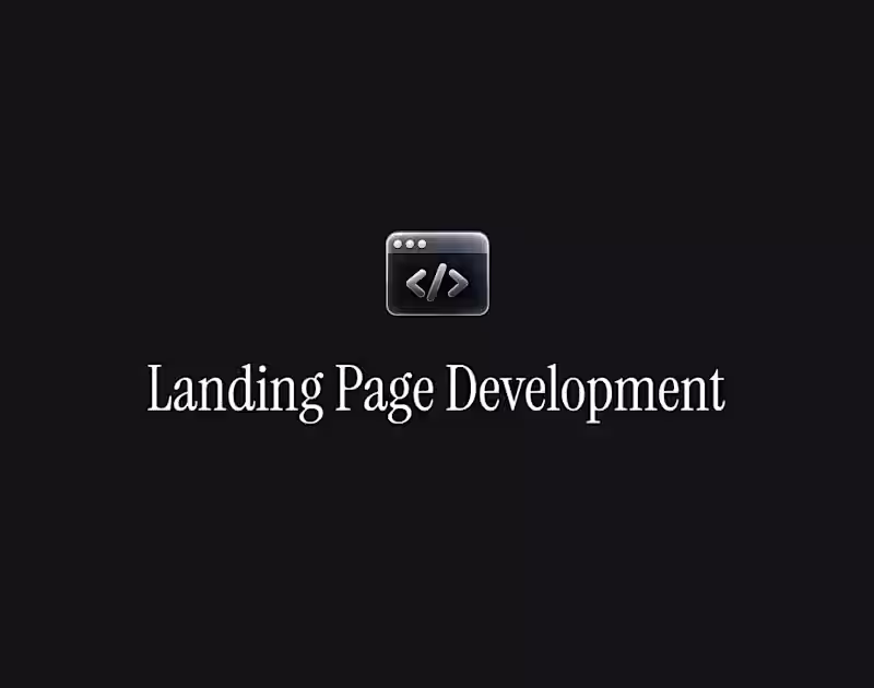 Cover image for Landing Page Development