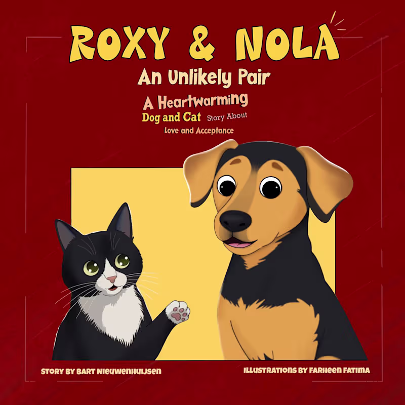 Cover image for Digital Illustrations for Dog Children's Storybook