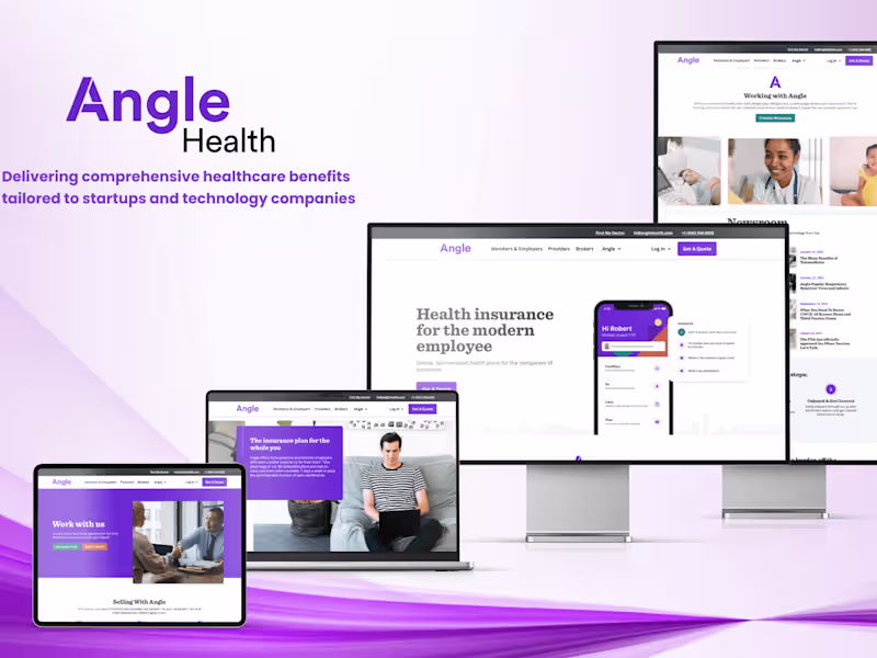Cover image for AngleHealth Self Serve Design
