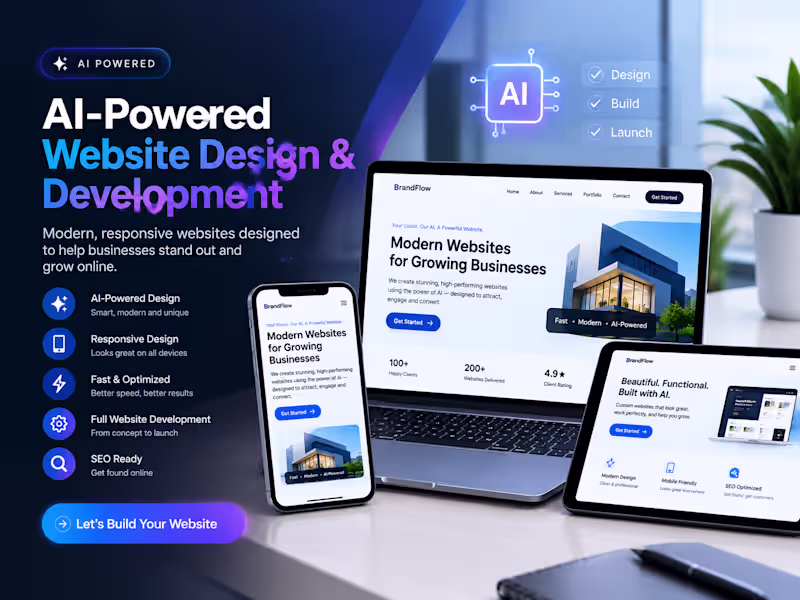 Cover image for Website Design & Development