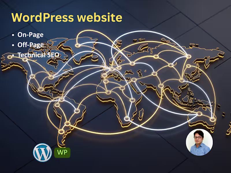 Cover image for You will get internal links for WordPress website On-Page SE...