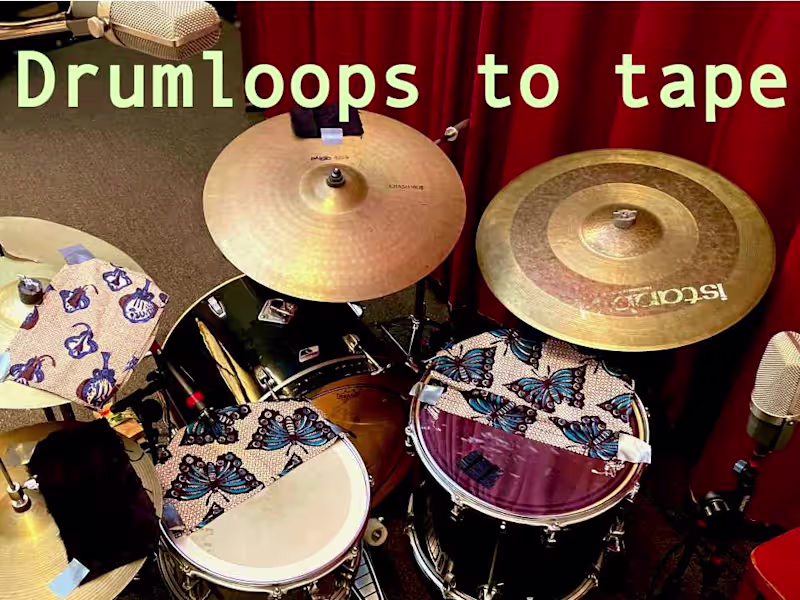 Cover image for Tape Drum Sessions – Instrument, Production, Mixing