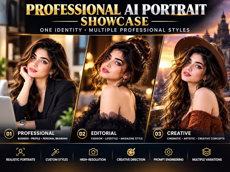 Cover image for Professional AI Portrait Showcase