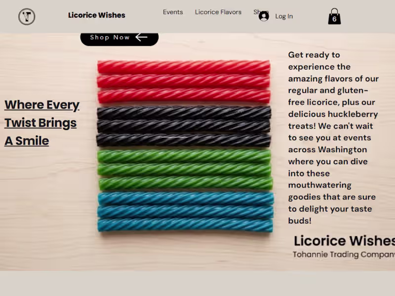 Cover image for Omnichannel eCommerce Launch for Licorice Wishes
