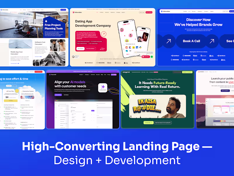 Cover image for High-Converting Landing Page Design & Development