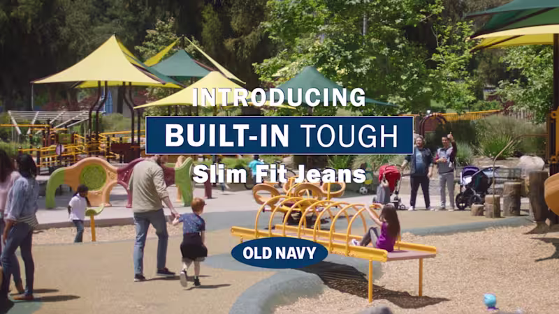 Cover image for Old Navy: Built-in Tough Jeans