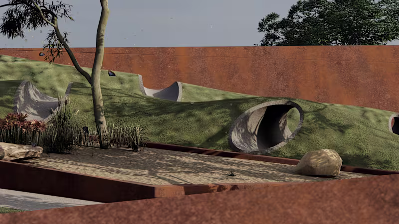 Cover image for Landscape visualisation developed through Rhino