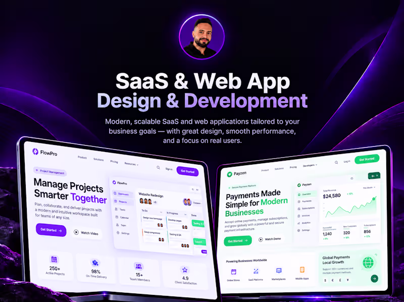 Cover image for SaaS & Web App Design & Development