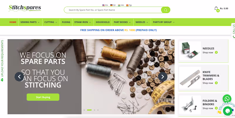 Cover image for Stitch Spares