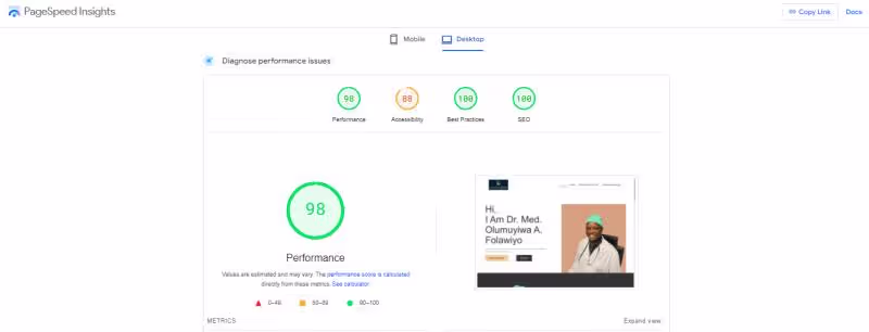 Cover image for Doctor WordPress Website Speed Optimization