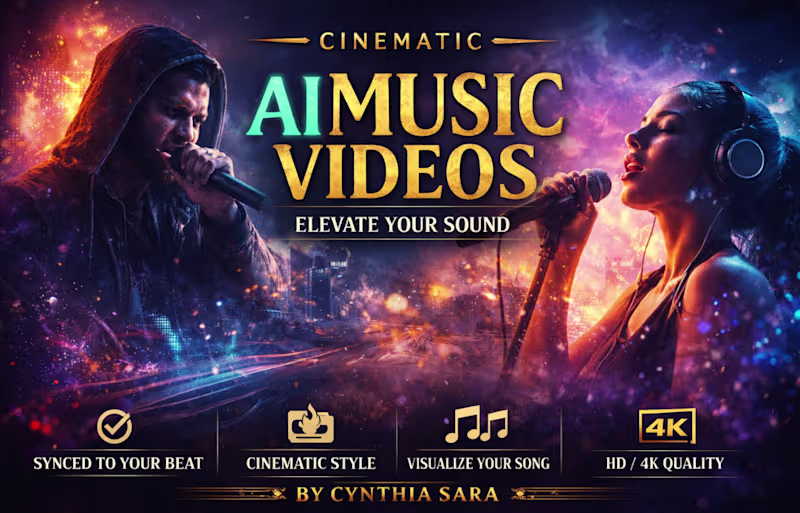 Cover image for AI Music Video & Visualizer Production