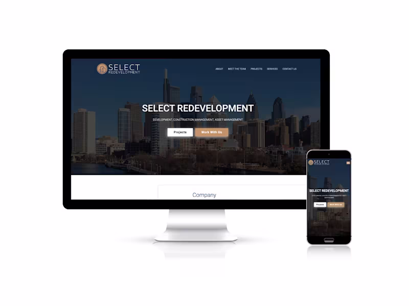 Cover image for Real Estate Development Website Redesign