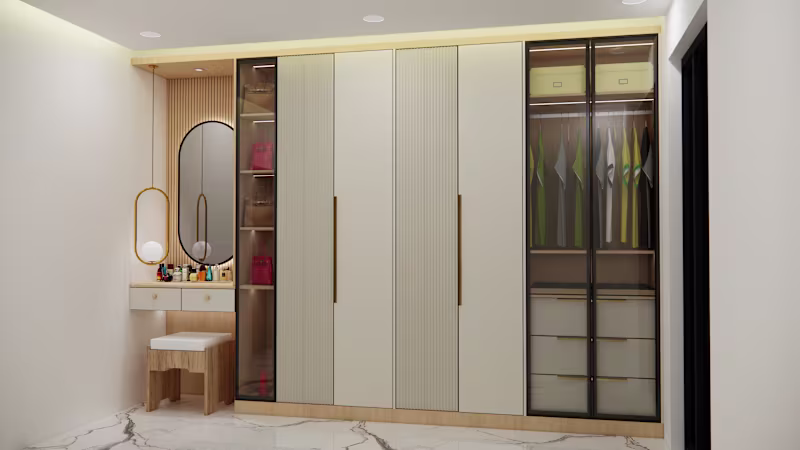 Cover image for 3 D Realistic Wardrobe Design & Interior Visualization