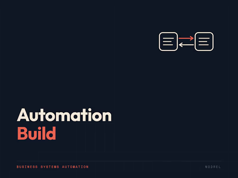 Cover image for Automation build