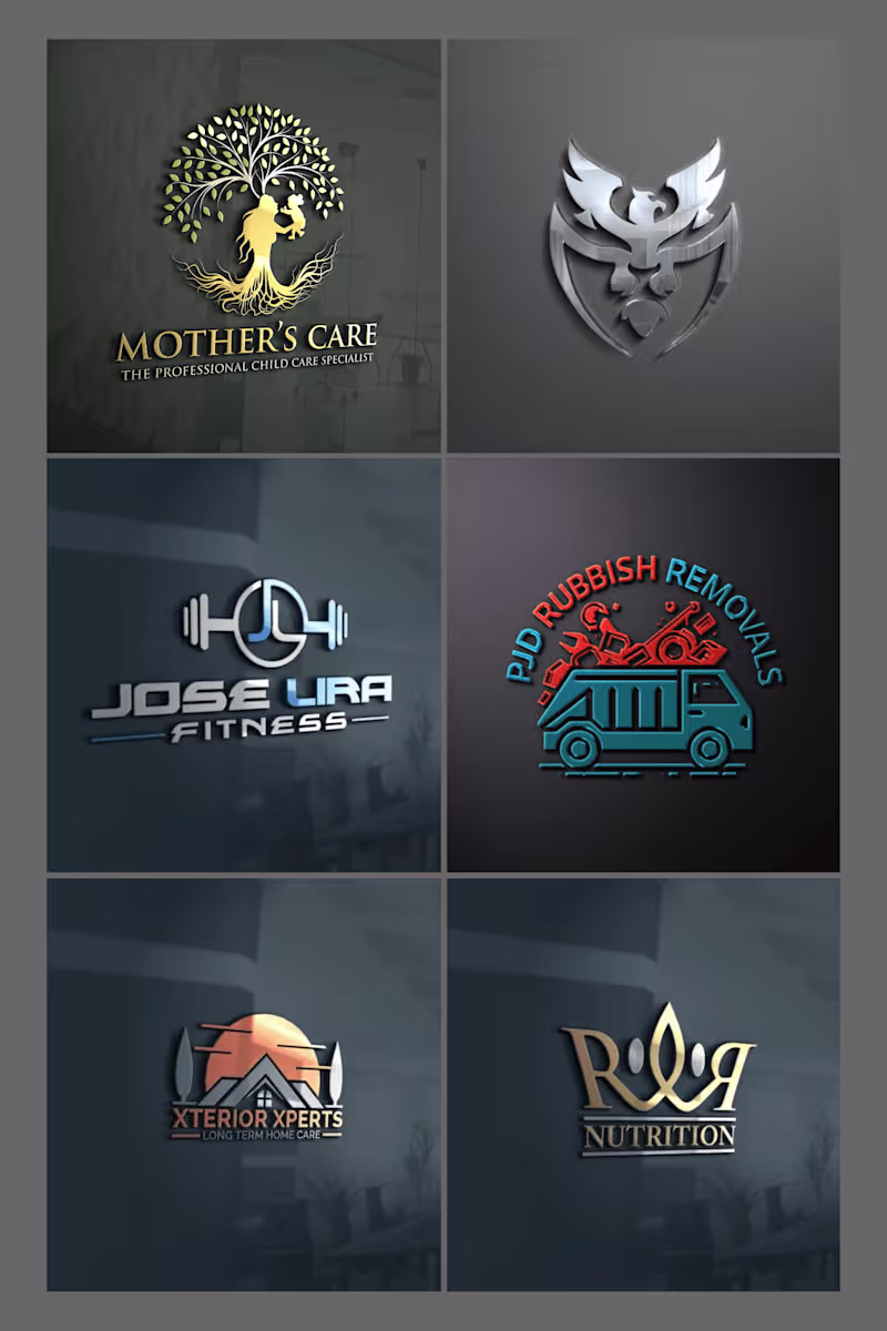 Cover image for The Captivating Company Logos I created