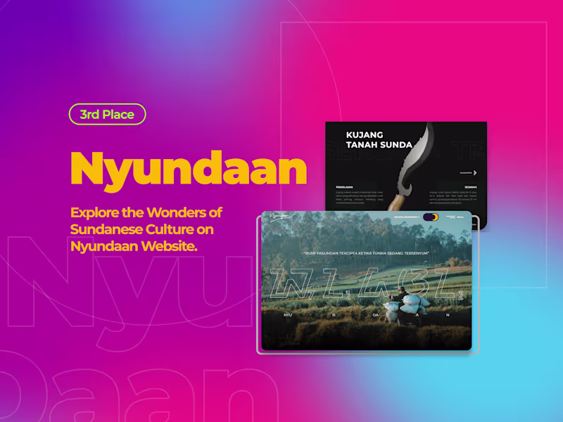 Cover image for Designing Nyundaan Website - Sundanese Culture and Tradition Ed