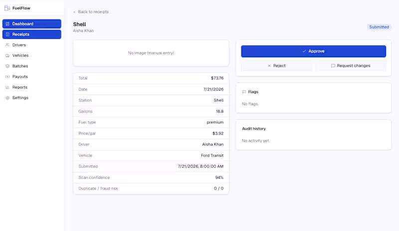 Cover image for FuelFlow turns receipt scans into