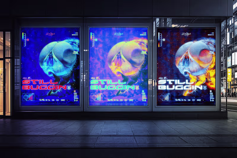 Cover image for STILL BUGGIN' Poster Design
