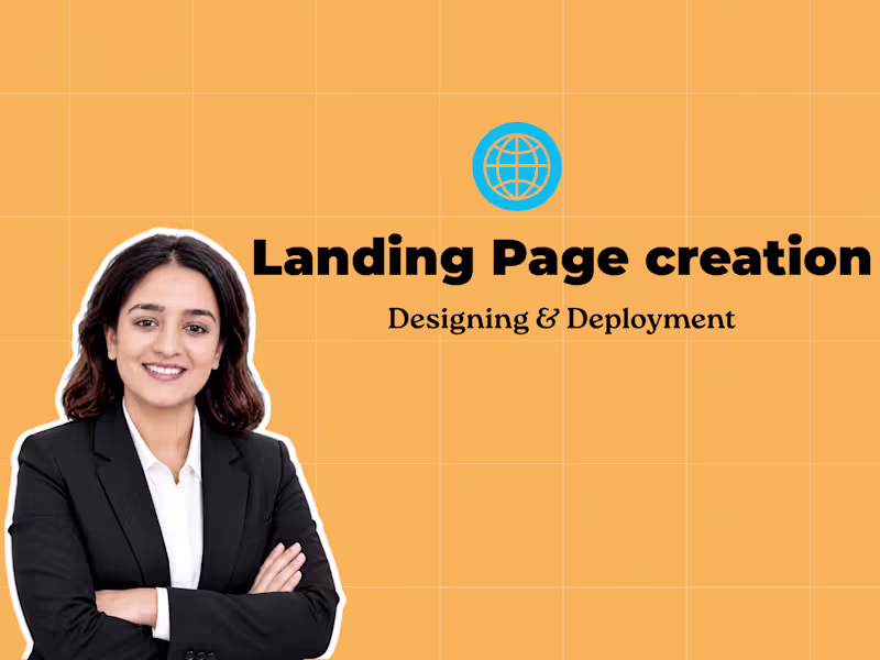 Cover image for Landing Page Design & Development