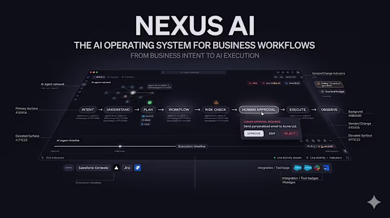 Cover image for NEXUS AI: Operating System for Business Workflows