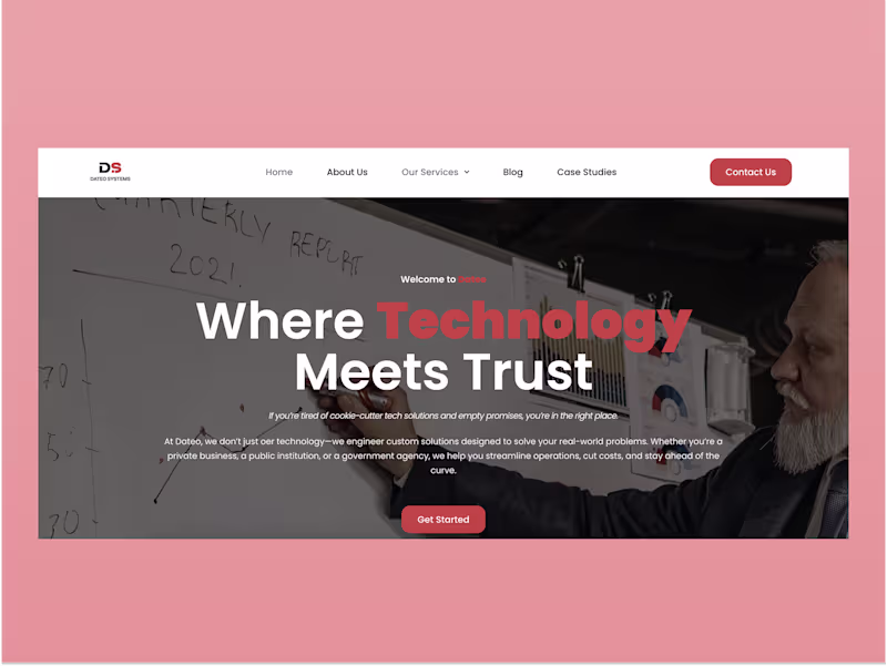 Cover image for B2B Website Redesign for Tech Consulting Firm | WordPress + SEO
