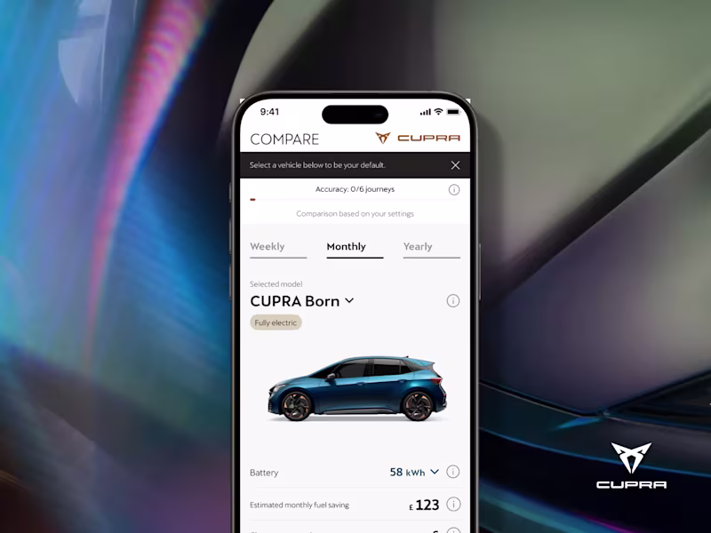 Cover image for Digital Experience for Electric Transition with CUPRA EV&MeCub