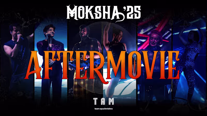 Cover image for Event Aftermovie — Moksha 2025, NSUT