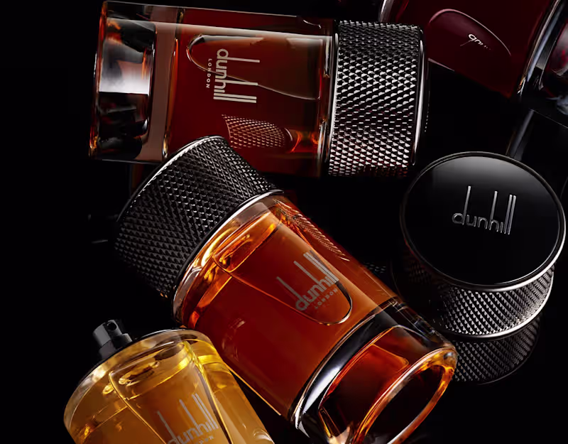 Cover image for Dunhill Signature fragrance bottles