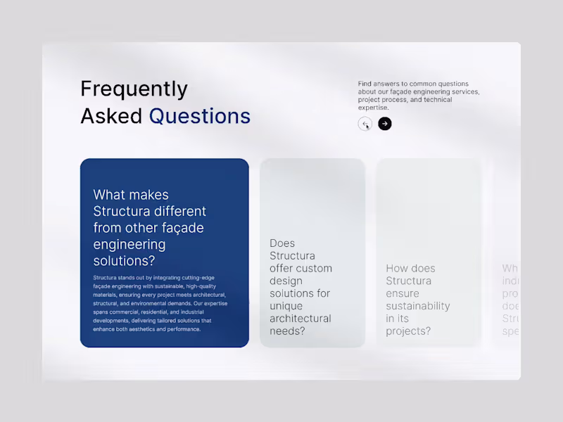 Cover image for Project Template: Structura: FAQ Section Refined