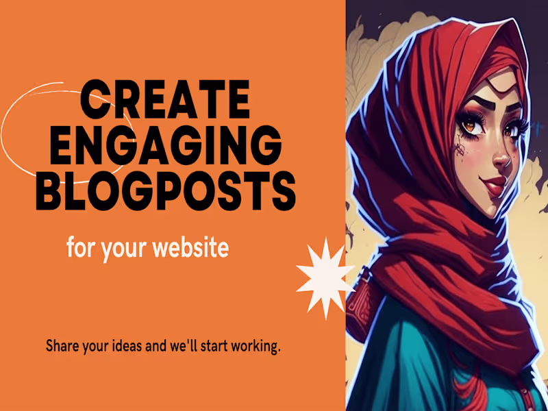 Cover image for High-quality Engaging Blog Posts 
