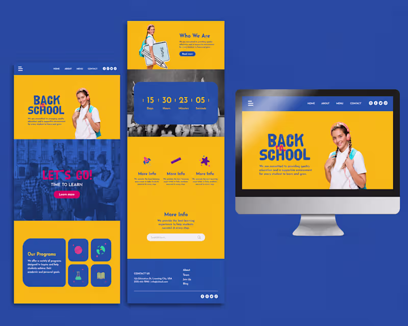Cover image for Back to School Website Design

Designed