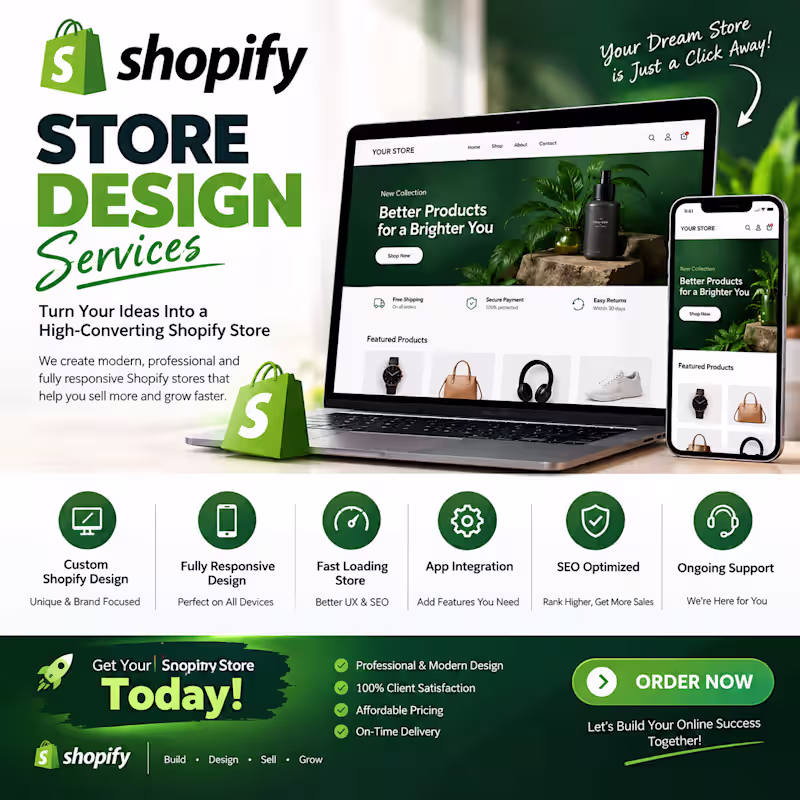 Cover image for Shopify Designer &  Development